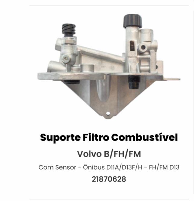 Com Furo Com Sensor Ônibus e Caminhões Peso 1680 g Dimensões (C x L x A) 30 × 20 × 20 cm Chassi VOLVO Ônibus B9, B11, B12, B13, Motores D/DH Caminhões FH, FM Motores D9A, D9B, D11A, D11B, D11C, D12D, D13A, D13B, D13C, D13F, D13H, D16C, D16E, D16G Marca ATP DIESEL Tipo de Produto NOVO